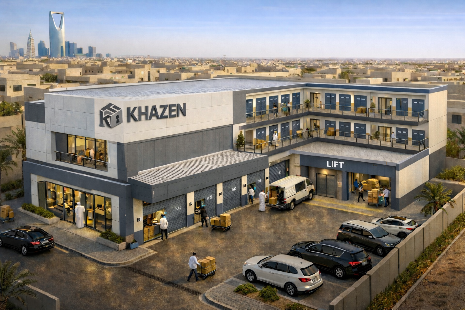 KHAZEN Storage Facility in Riyadh